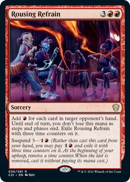 Rousing Refrain - Commander 2021 Magic: The Gathering trading card