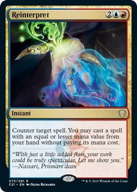 Reinterpret - Commander 2021 (C21) #73 - Rare Magic: The Gathering Trading Card