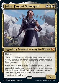 Felisa, Fang of Silverquill - Commander 2021 (C21) #2 - Mythic Magic: The Gathering Trading Card