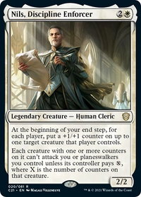 Nils, Discipline Enforcer - Commander 2021 (C21) #20 - Rare Magic: The Gathering Trading Card