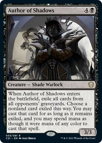 Author of Shadows - Commander 2021 (C21) #35 - Rare Magic: The Gathering Trading Card