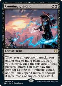 Cunning Rhetoric - Commander 2021 (C21) #38 - Rare Magic: The Gathering Trading Card