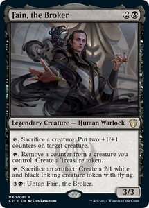 Fain, the Broker - Commander 2021 (C21) #40 - Rare Magic: The Gathering Trading Card