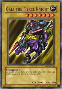 Gaia The Fierce Knight - Dark Beginning 1 (DB1) #DB1-EN103 - Rare YuGiOh Trading Card