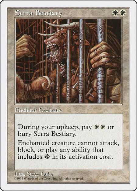 Serra Bestiary - Fifth Edition Magic: The Gathering trading card