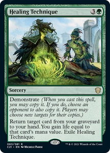 Healing Technique - Commander 2021 (C21) #63 - Rare Magic: The Gathering Trading Card