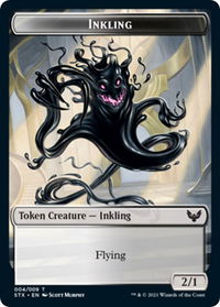 Inkling Token - Strixhaven: School of Mages (STX) #4 - Token Magic: The Gathering Trading Card