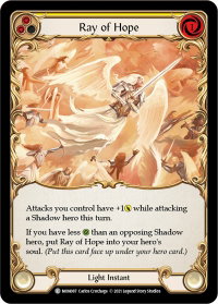 Ray of Hope - Monarch (MON) #MON087 - Common Flesh and Blood Trading Card