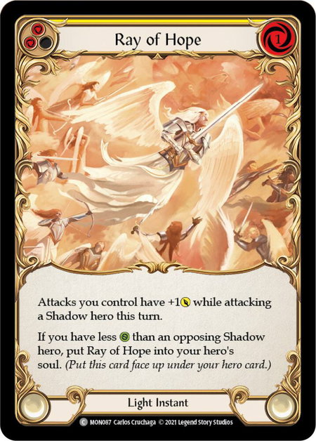 Ray of Hope - Monarch Flesh and Blood trading card