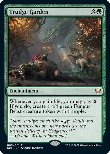 Trudge Garden - Commander 2021 Magic: The Gathering trading card