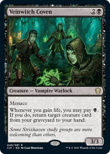 Veinwitch Coven - Commander 2021 (C21) #46 - Rare Magic: The Gathering Trading Card