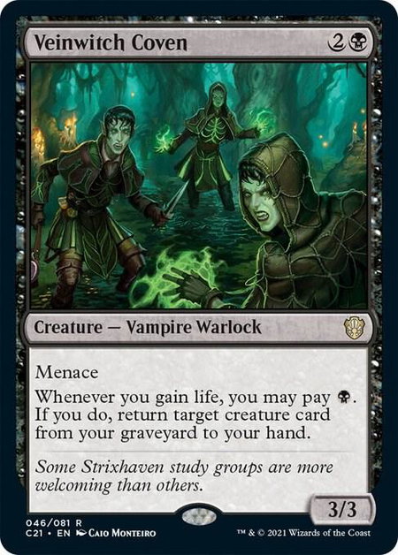 Veinwitch Coven - Commander 2021 Magic: The Gathering trading card