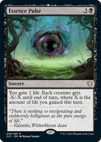 Essence Pulse - Commander 2021 (C21) #39 - Rare Magic: The Gathering Trading Card