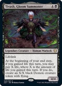 Tivash, Gloom Summoner - Commander 2021 (C21) #45 - Rare Magic: The Gathering Trading Card