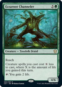Ezzaroot Channeler - Commander 2021 (C21) #60 - Rare Magic: The Gathering Trading Card