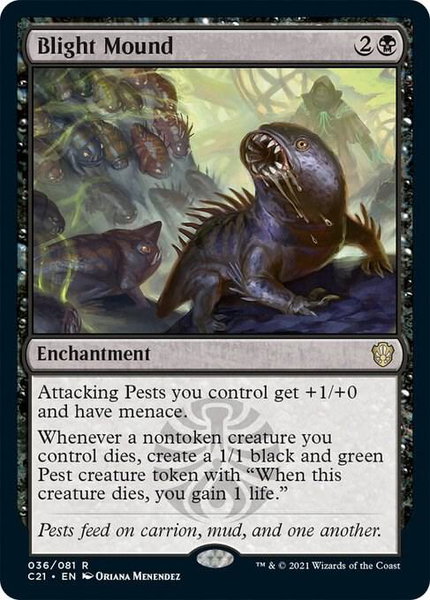 Blight Mound - Commander 2021 Magic: The Gathering trading card