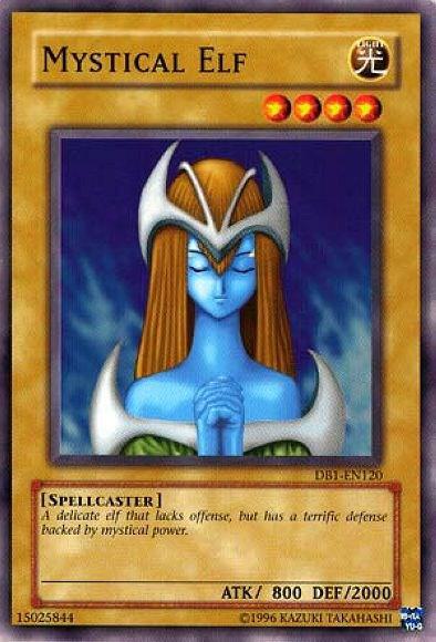 Mystical Elf - Dark Beginning 1 YuGiOh trading card