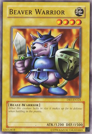 Beaver Warrior - Dark Beginning 1 YuGiOh trading card