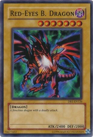 Red-Eyes B. Dragon - Dark Beginning 1 YuGiOh trading card