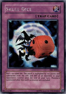 Skull Dice - Yu-Gi-Oh! Video Game Promotional Cards (VDP) #TSC-E003 - Prismatic Secret Rare YuGiOh Trading Card