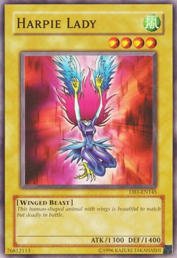 Harpie Lady - Dark Beginning 1 YuGiOh trading card