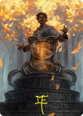 Introduction to Prophecy Art Card (Gold-Stamped Signature) - Art Series: Strixhaven Magic: The Gathering trading card