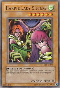 Harpie Lady Sisters - Dark Beginning 1 (DB1) #DB1-EN146 - Common / Short Print YuGiOh Trading Card