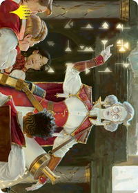 Professor of Symbology Art Card (Gold-Stamped Signature) - Art Series: Strixhaven (ASSTX) #4 - Special Magic: The Gathering Trading Card