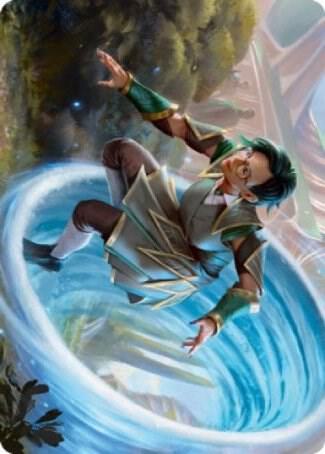 Vortex Runner Art Card - Art Series: Strixhaven Magic: The Gathering trading card