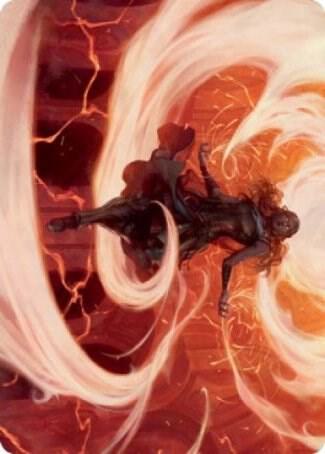 Crackle with Power Art Card - Art Series: Strixhaven Magic: The Gathering trading card