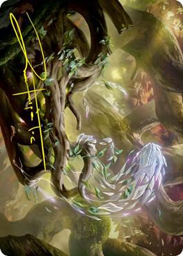Emergent Sequence Art Card (Gold-Stamped Signature) - Art Series: Strixhaven Magic: The Gathering trading card