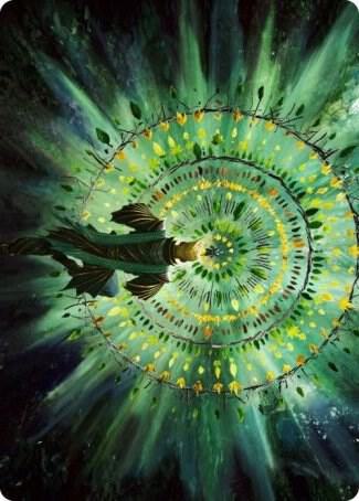 Verdant Mastery Art Card - Art Series: Strixhaven Magic: The Gathering trading card