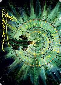 Verdant Mastery Art Card (Gold-Stamped Signature) - Art Series: Strixhaven (ASSTX) #19 - Special Magic: The Gathering Trading Card