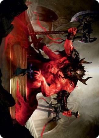 Awaken the Blood Avatar Art Card - Art Series: Strixhaven Magic: The Gathering trading card