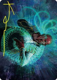 Biomathematician Art Card (Gold-Stamped Signature) - Art Series: Strixhaven (ASSTX) #21 - Special Magic: The Gathering Trading Card