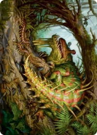 Blex, Vexing Pest Art Card - Art Series: Strixhaven (ASSTX) #22 - Special Magic: The Gathering Trading Card