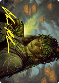 Dina, Soul Steeper Art Card (Gold-Stamped Signature) - Art Series: Strixhaven (ASSTX) #23 - Special Magic: The Gathering Trading Card