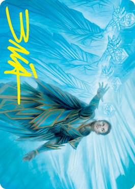 Echoing Equation Art Card (Gold-Stamped Signature) - Art Series: Strixhaven Magic: The Gathering trading card