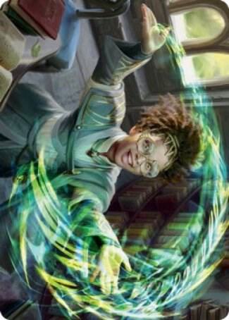 Eureka Moment Art Card - Art Series: Strixhaven Magic: The Gathering trading card