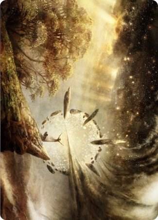 Harness Infinity Art Card - Art Series: Strixhaven Magic: The Gathering trading card