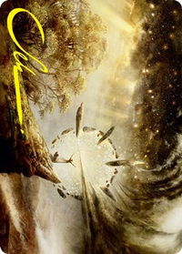 Harness Infinity Art Card (Gold-Stamped Signature) - Art Series: Strixhaven (ASSTX) #27 - Special Magic: The Gathering Trading Card
