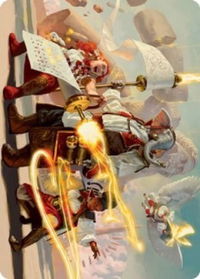 Lorehold Command Art Card - Art Series: Strixhaven (ASSTX) #31 - Special Magic: The Gathering Trading Card