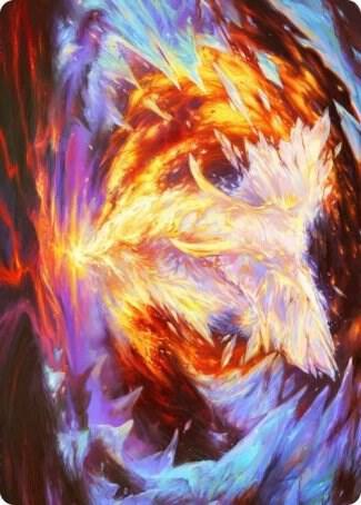 Magma Opus Art Card trading card from Art Series: Strixhaven Magma Opus Art Card - Art Series: Strixhaven Magic: The Gathering trading card