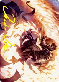 Revel in Silence Art Card (Gold-Stamped Signature) - Art Series: Strixhaven (ASSTX) #36 - Special Magic: The Gathering Trading Card