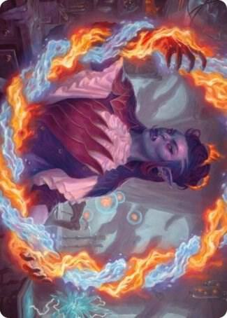 Rootha, Mercurial Artist Art Card - Art Series: Strixhaven Magic: The Gathering trading card