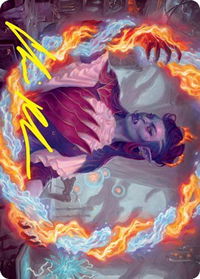 Rootha, Mercurial Artist Art Card (Gold-Stamped Signature) - Art Series: Strixhaven (ASSTX) #38 - Special Magic: The Gathering Trading Card