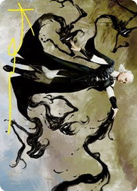 Shadewing Laureate Art Card (Gold-Stamped Signature) - Art Series: Strixhaven (ASSTX) #40 - Special Magic: The Gathering Trading Card
