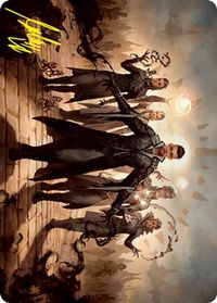 Silverquill Command Art Card (Gold-Stamped Signature) - Art Series: Strixhaven (ASSTX) #41 - Special Magic: The Gathering Trading Card