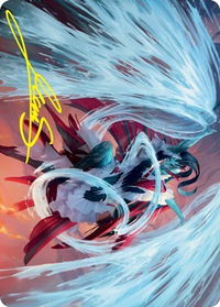 Torrent Sculptor Art Card (Gold-Stamped Signature) - Art Series: Strixhaven (ASSTX) #44 - Special Magic: The Gathering Trading Card