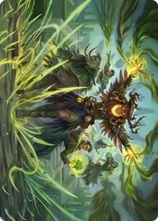 Witherbloom Command Art Card - Art Series: Strixhaven Magic: The Gathering trading card